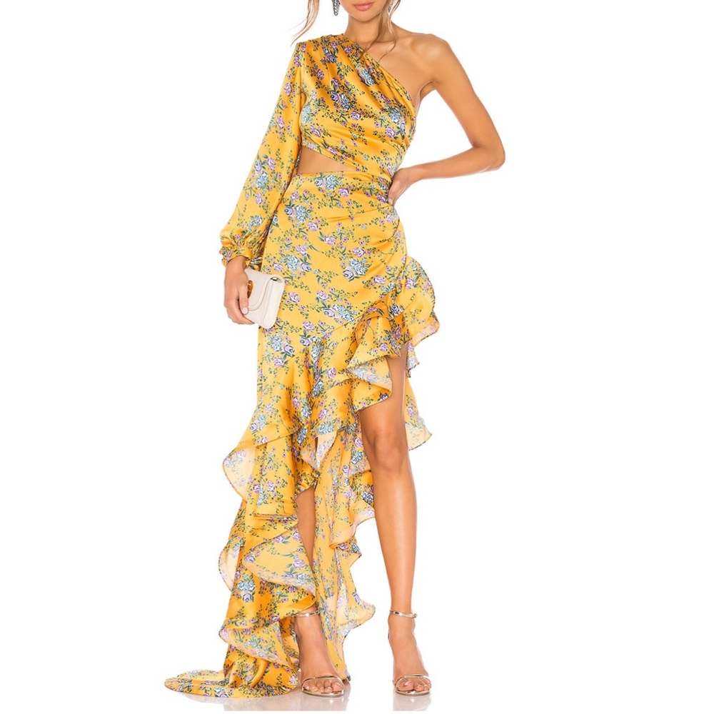 Bronx and Banco Hanna Dress Yellow XS